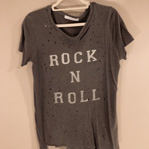 distressed trendy top!